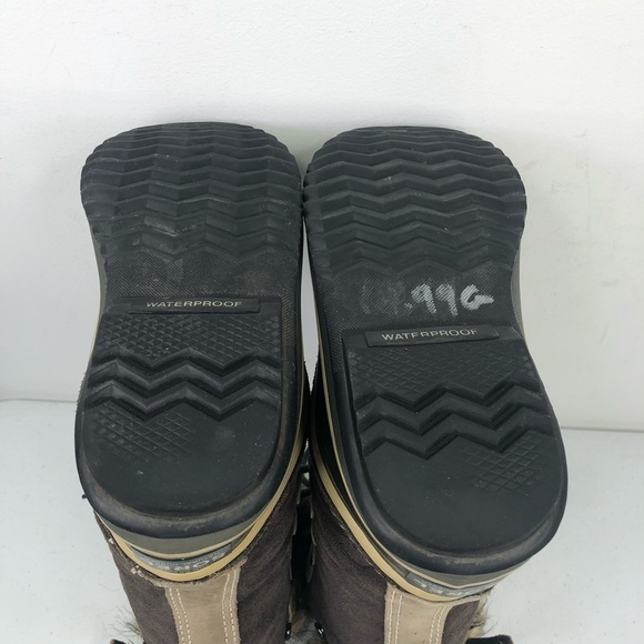 Sorel Joan Of Arc Arctic Rubber Suede Winter Boots - Picture 10 of 11